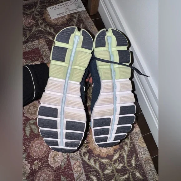 NWOT On Running Men's Cloudflow Shoes - Ink / Meadow - Picture 9 of 9